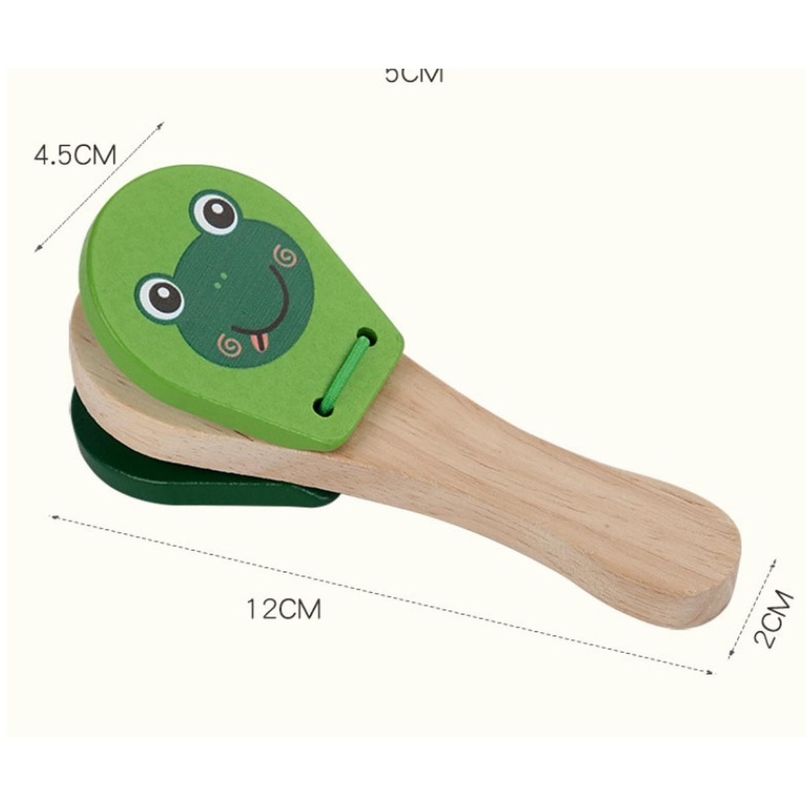 Musical Instrument For Babies - Baby Wooden Castanets Musical Teaching Aid