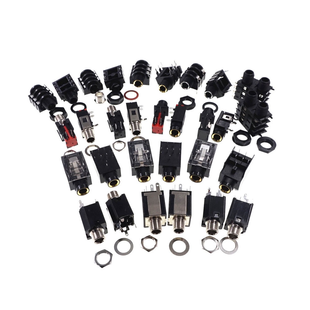 Dobro Resonator Guitar - 2/5/20PCS 1/4' 6.35 MM Audio Jack