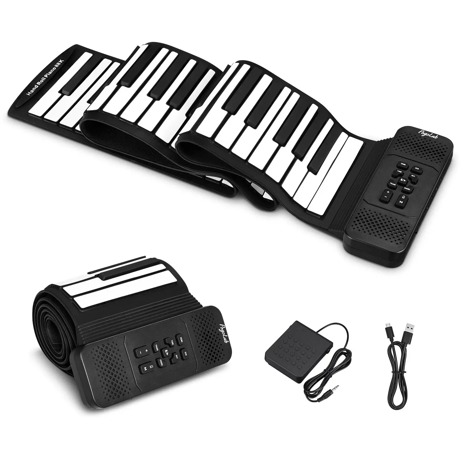 Pogolab 88 Keys Hand Roll Up P - Musical Instrument Of Keyboard recension och pris