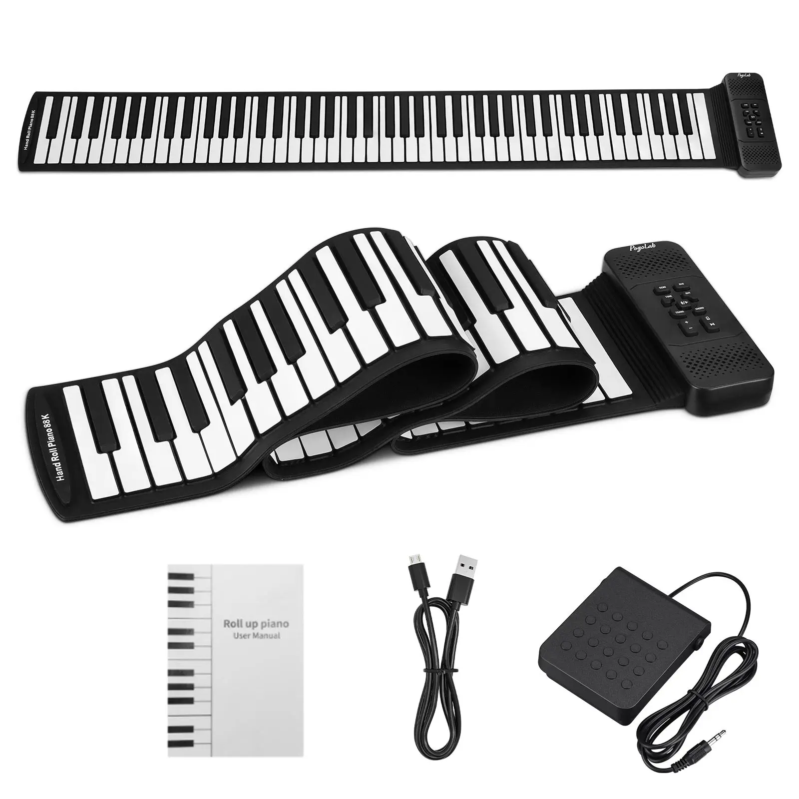 Pogolab 88 Keys Hand Roll Up P - Musical Instrument Of Keyboard recension och pris