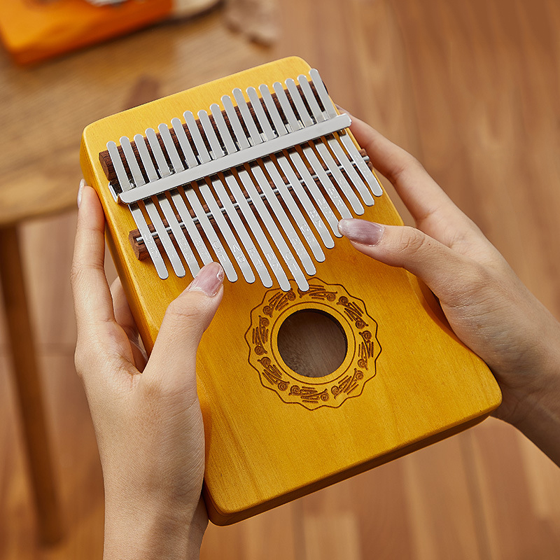 Hluru 17 Key Kalimba Finger Pi - Musical Instrument Of Keyboard recension och pris