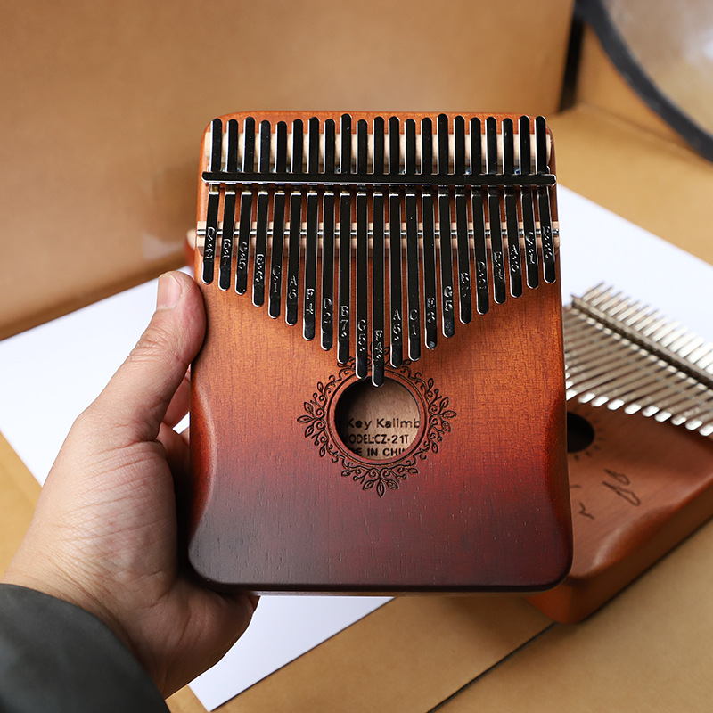 Solid Wood Kalimba 21 Key Begi - Musical Instrument Of Keyboard recension och pris