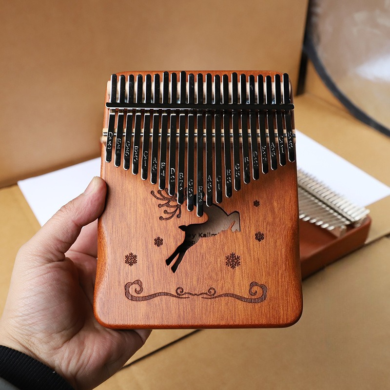 Solid Wood Kalimba 21 Key Begi - Musical Instrument Of Keyboard recension och pris