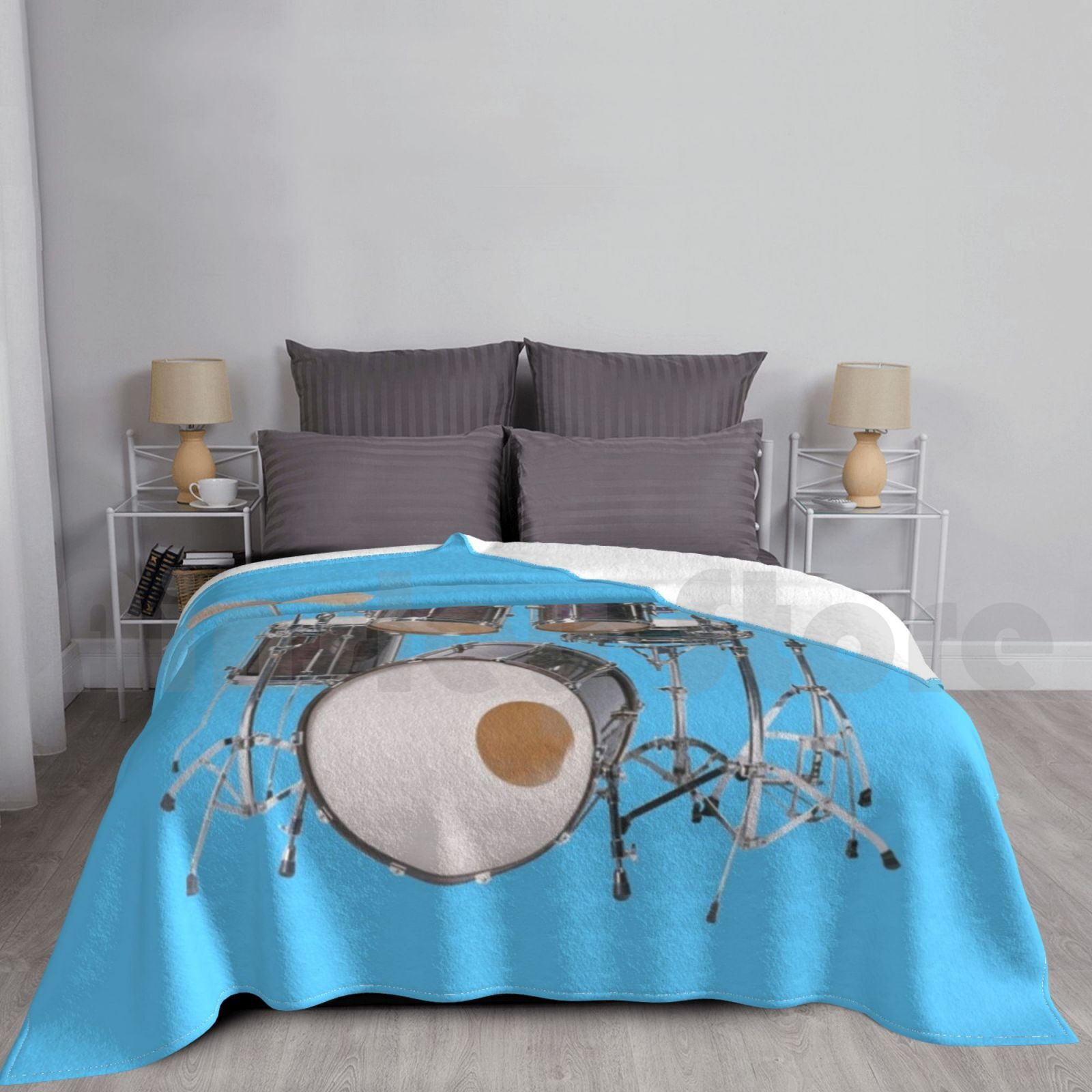 Drums Illustration Blanket Fas - Musical Instrument Images recension och pris