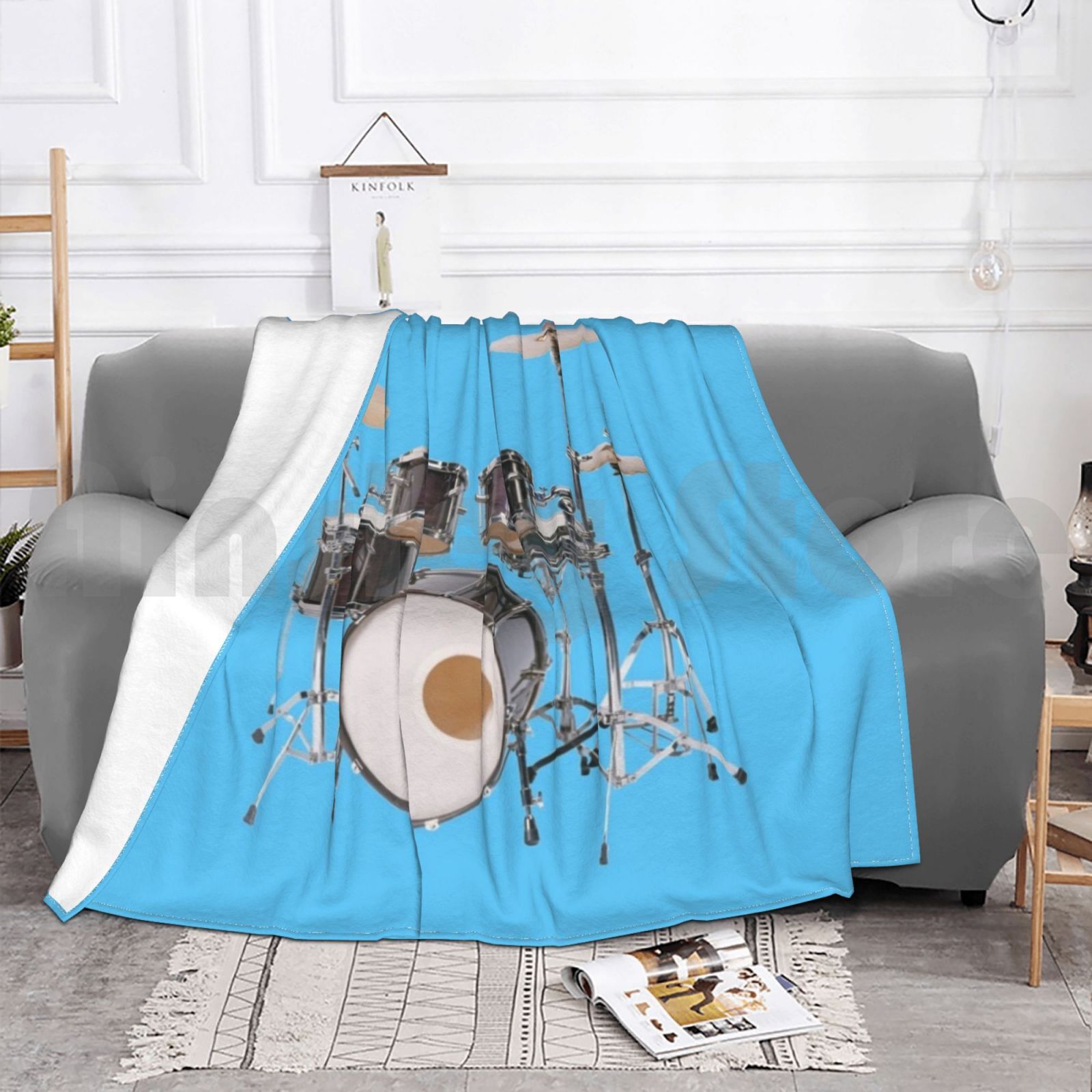 Drums Illustration Blanket Fas - Musical Instrument Images recension och pris