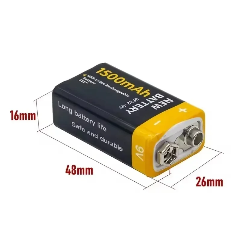 1-8PCS USB-9V 1100mAh Li-ion R - Dobro Resonator Guitar recension och pris