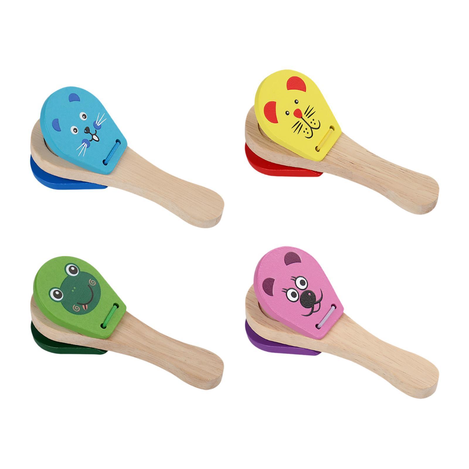 Baby Wooden Castanets Musical  - Musical Instrument For Babies recension och pris