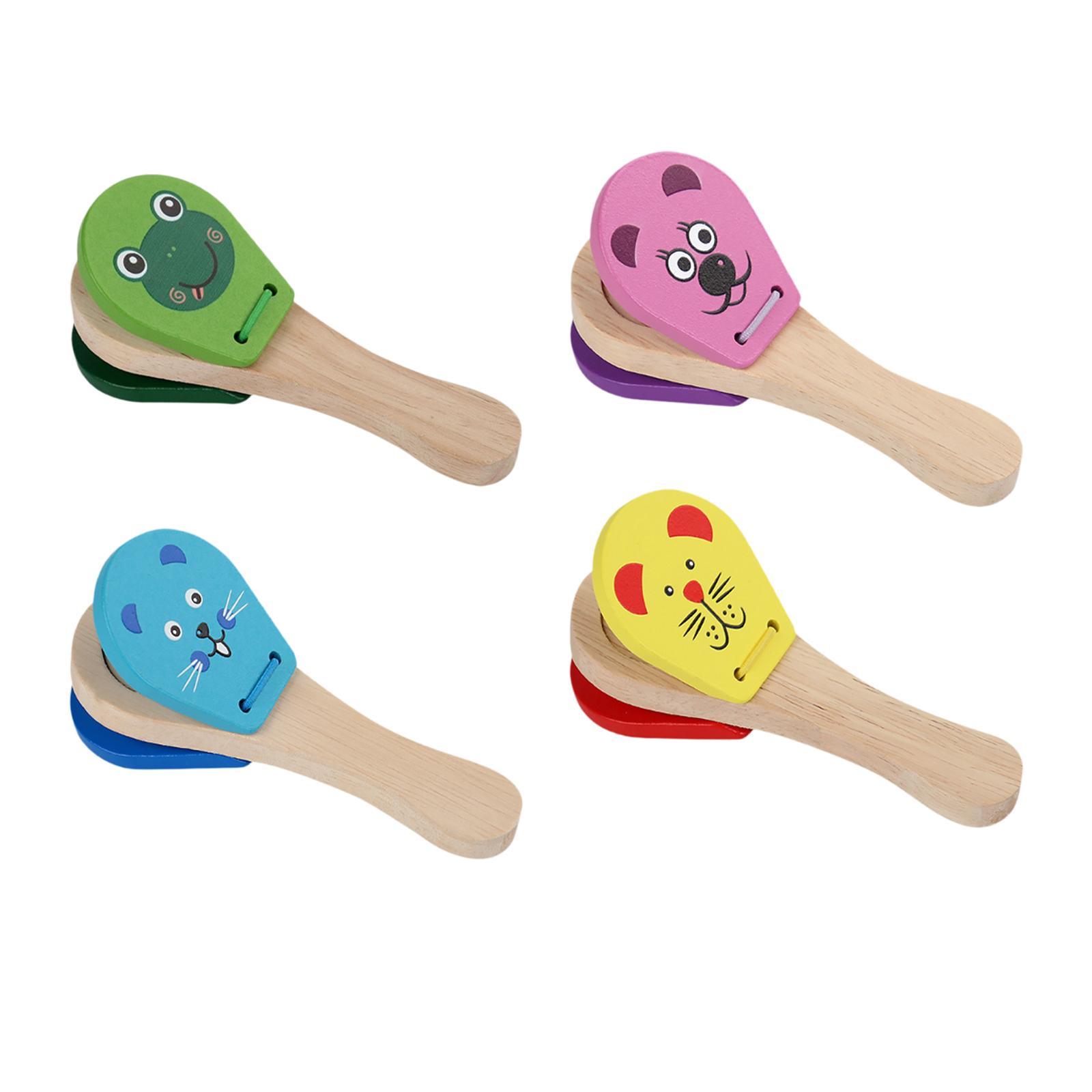 Baby Wooden Castanets Musical  - Musical Instrument For Babies recension och pris