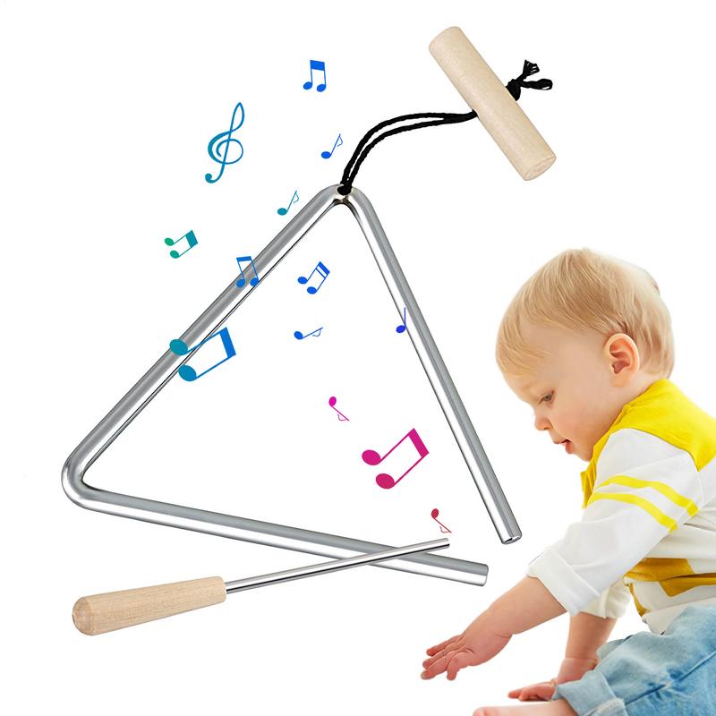 Music Triangle Instrument Stee - Musical Instrument Chimes recension och pris