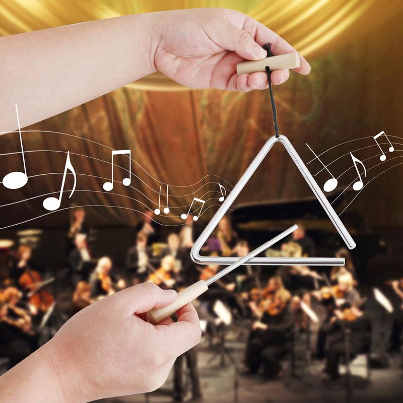 Music Triangle Instrument Stee - Musical Instrument Chimes recension och pris