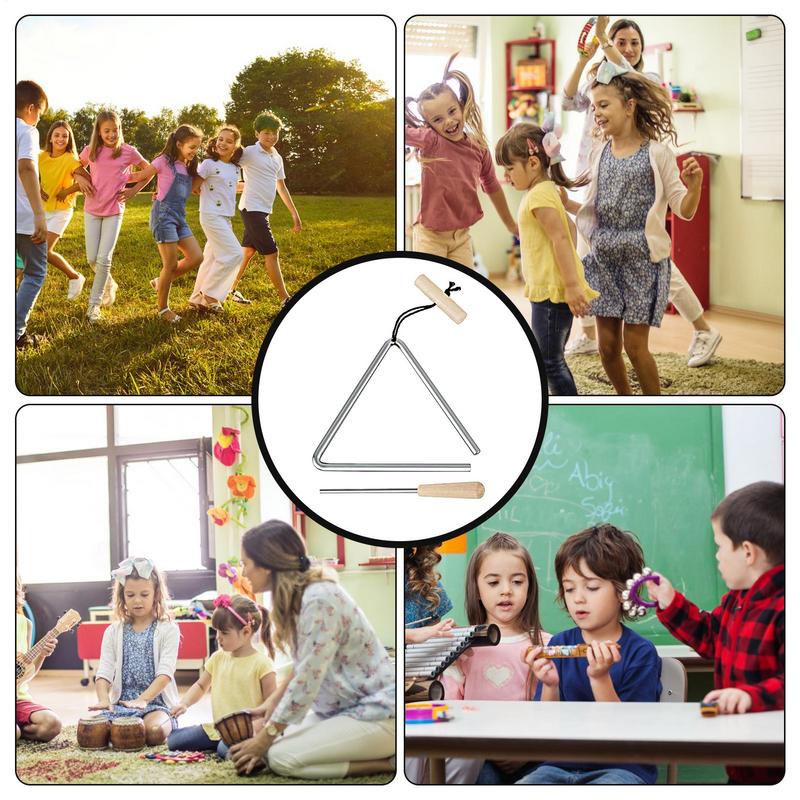 Music Triangle Instrument Stee - Musical Instrument Chimes recension och pris
