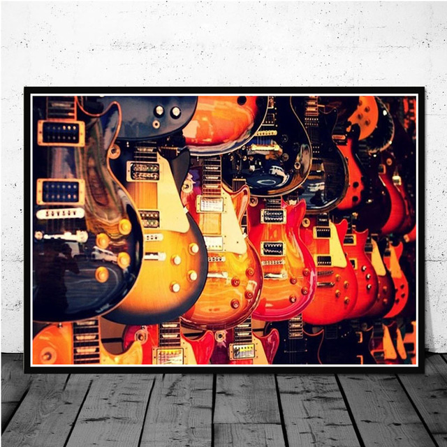 Canvas Prints Pictures Wall Ar - Musical Instrument Images recension och pris