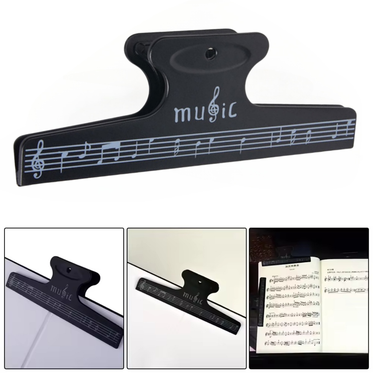 Sheet Music Clips Book Page No - Musical Instrument Book recension och pris