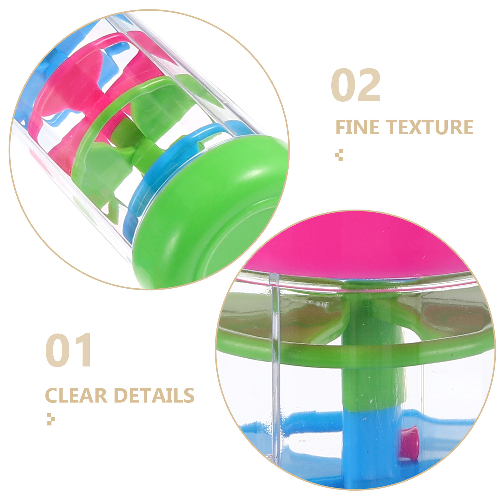 2Pcs Rain Stick Spiral Musical - Musical Instrument For Babies recension och pris