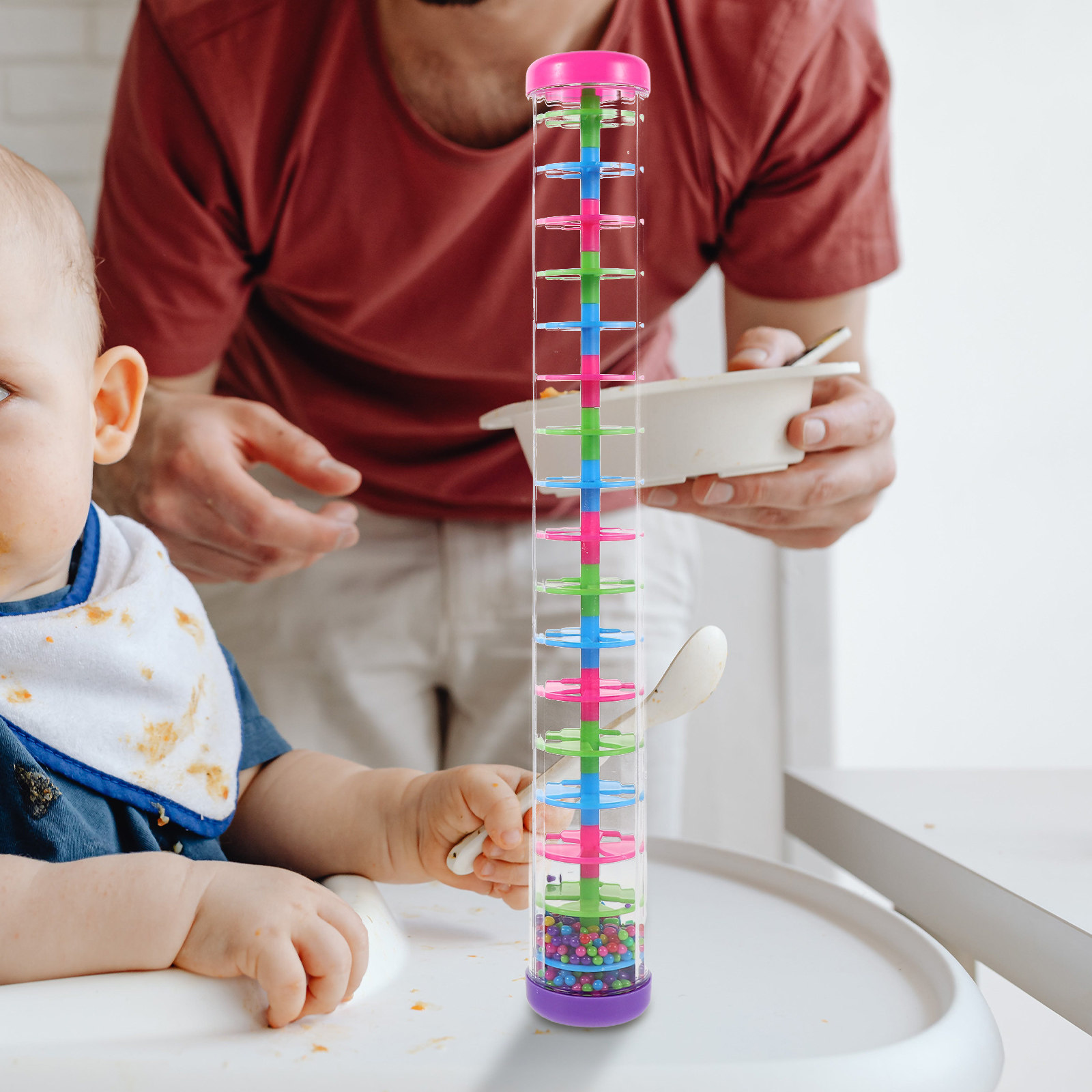 2Pcs Rain Stick Spiral Musical - Musical Instrument For Babies recension och pris