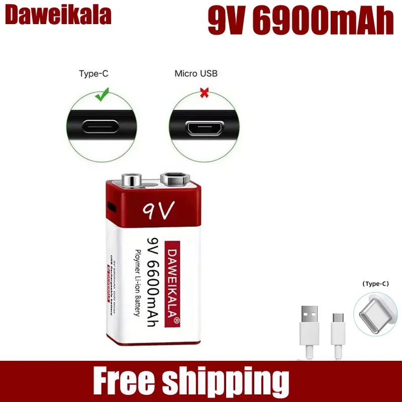 New 9V 6900mah Rechargeable Ba - Dobro Resonator Guitar recension och pris